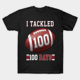 Football School Tee - Gridiron 100 Day Ground Game T-Shirt